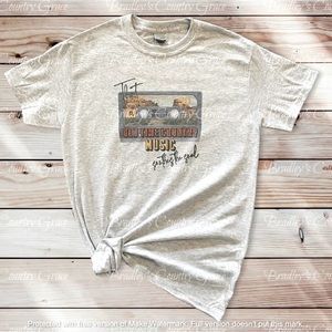 Old Time Country Music T-shirt Small Unisex Gildan dry blend New Never Worn